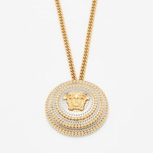 ⭐️Genuine Versace Medusa Medallion Necklace
